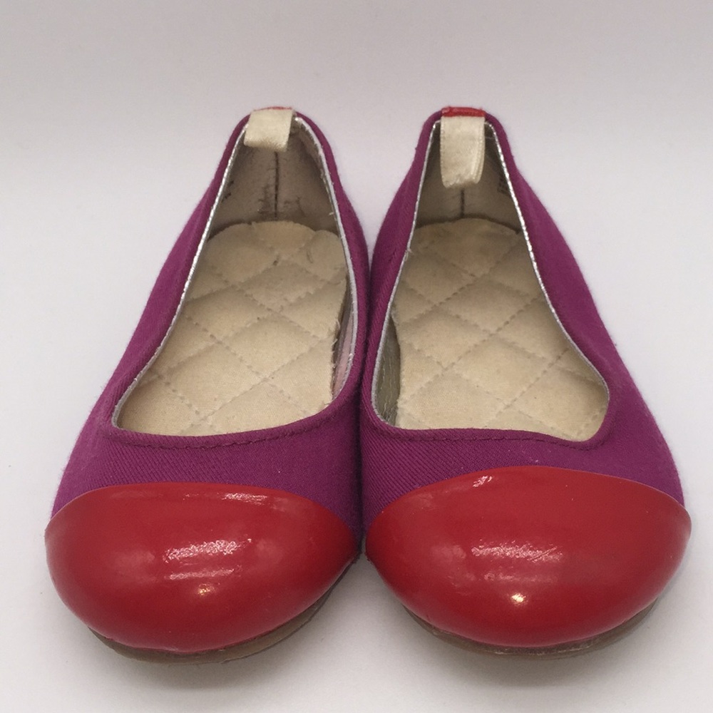 Gap Little Girls Cap Toe Ballet Flats Shoes Size 6